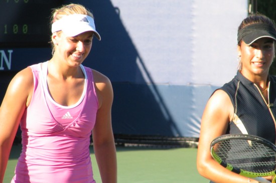 Sabine Lisicki and Aravane Rezai (2008 US Open)