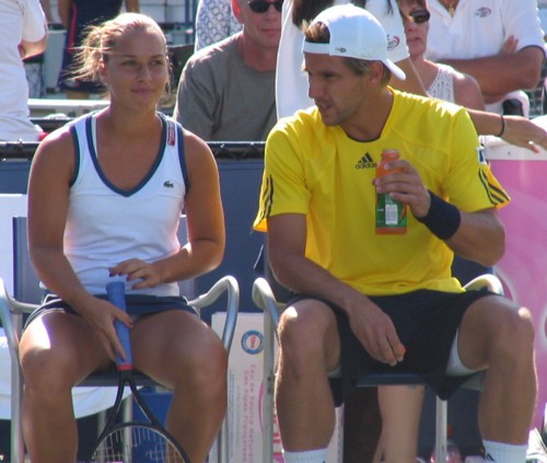 Dominika Cibulkova and Jurgen Melzer (2008 US Open)