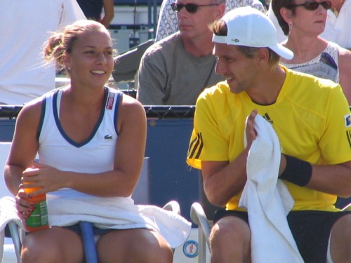 Dominika Cibulkova and Jurgen Melzer (2008 US Open)