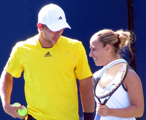 Dominika Cibulkova and Jurgen Melzer (2008 US Open)