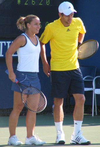 Dominika Cibulkova and Jurgen Melzer (2008 US Open)