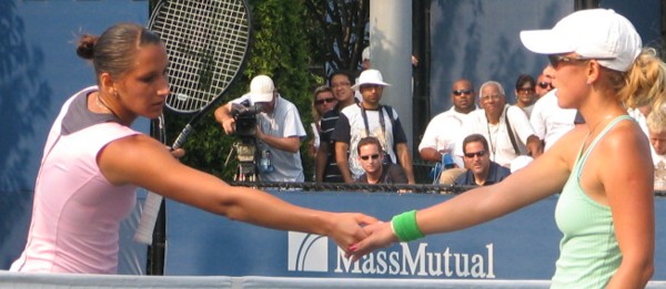 Ekaterina Bychkova and Anastasia Rodionova (2008 US Open)