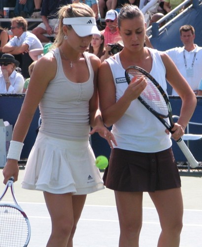 Maria Kirilenko and Flavia Pennetta (2008 US Open)