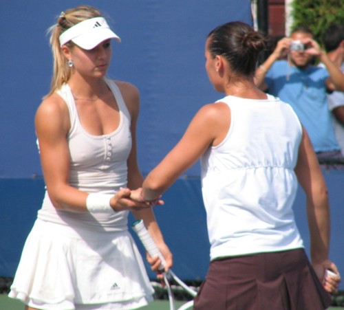 Maria Kirilenko and Flavia Pennetta (2008 US Open)