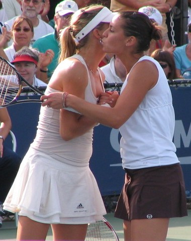 Maria Kirilenko and Flavia Pennetta (2008 US Open)