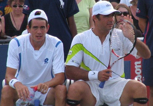 Guillermo Garcia-Lopez and Ivan Navarro (2008 US Open)