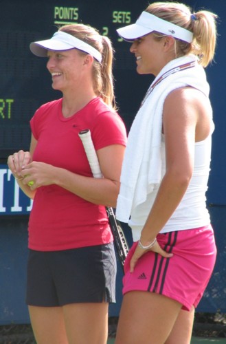 Julie Ditty and Carly Gullickson (2008 US Open)