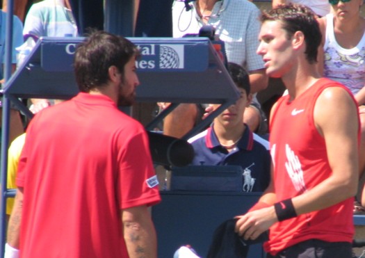 Janko Tipsarevic and Sam Warburg (2008 US Open)