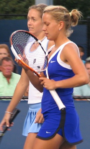 Barbora Zahlavova Strycova and Klara Zakopalova (2008 US Open)