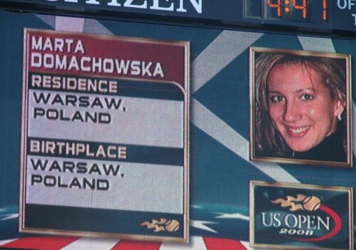 Marta Domachowska (2008 US Open)