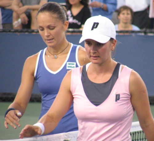 Mariya Koryttseva and Tatiana Perebiynis (2008 US Open)