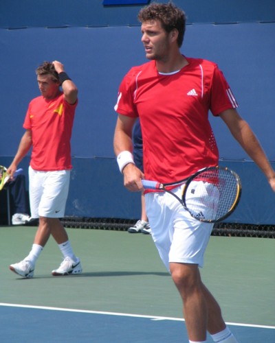 Nicolas Devilder and Paul-Henri Mathieu (2008 US Open)