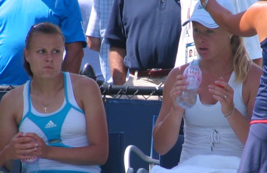 Vera Dushevina and Ekaterina Dzehalevich (2008 US Open)