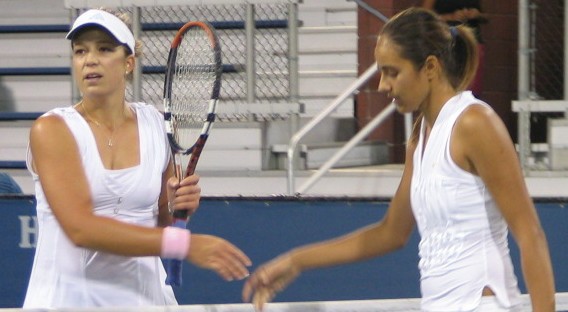 Sophie Ferguson and Sanda Mamic (2008 US Open)