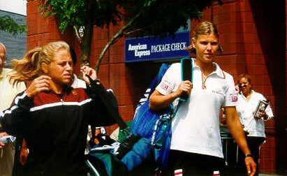 Amanda Coetzer and Anke Huber