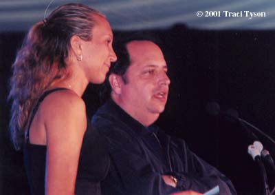 Jon Lovitz and Iva Majoli (2001 WTA Awards Ceremony at Indian Wells)