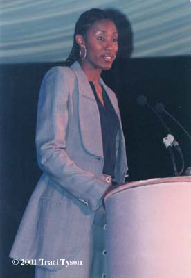 Lisa Leslie (2001 WTA Awards Ceremony at Indian Wells)