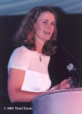 Pam Shriver (2001 WTA Awards Ceremony at Indian Wells)