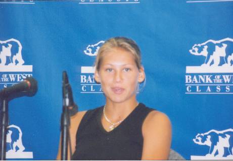 Anna Kournikova (1999 Bank of the West classic in Stanford, CA)