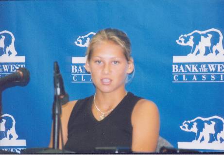 Anna Kournikova (1999 Bank of the West classic in Stanford, CA)