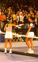 Lindsay Davenport and Mary Joe Fernandez