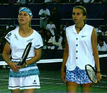 Anke Huber and Iva Majoli