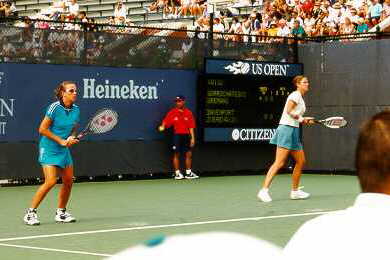 Lindsay Davenport and Natasha Zvereva