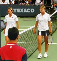 Anke Huber and Silvia Talaja (1999 US Open)